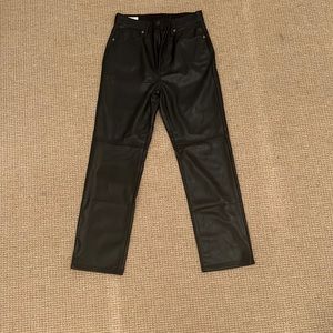GAP leather pants